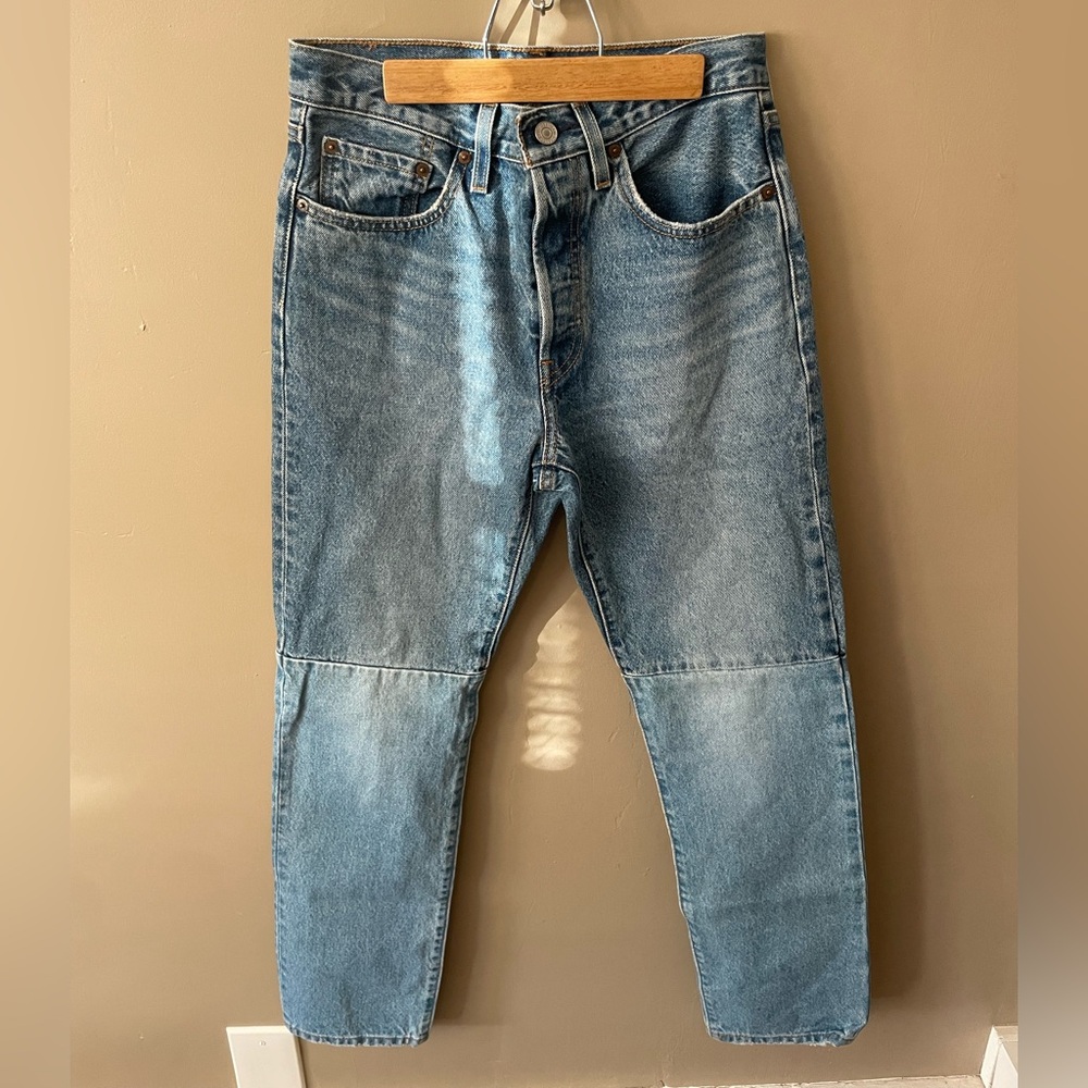 Levi’s 501 Two Tone High Rise Button Fly Jeans